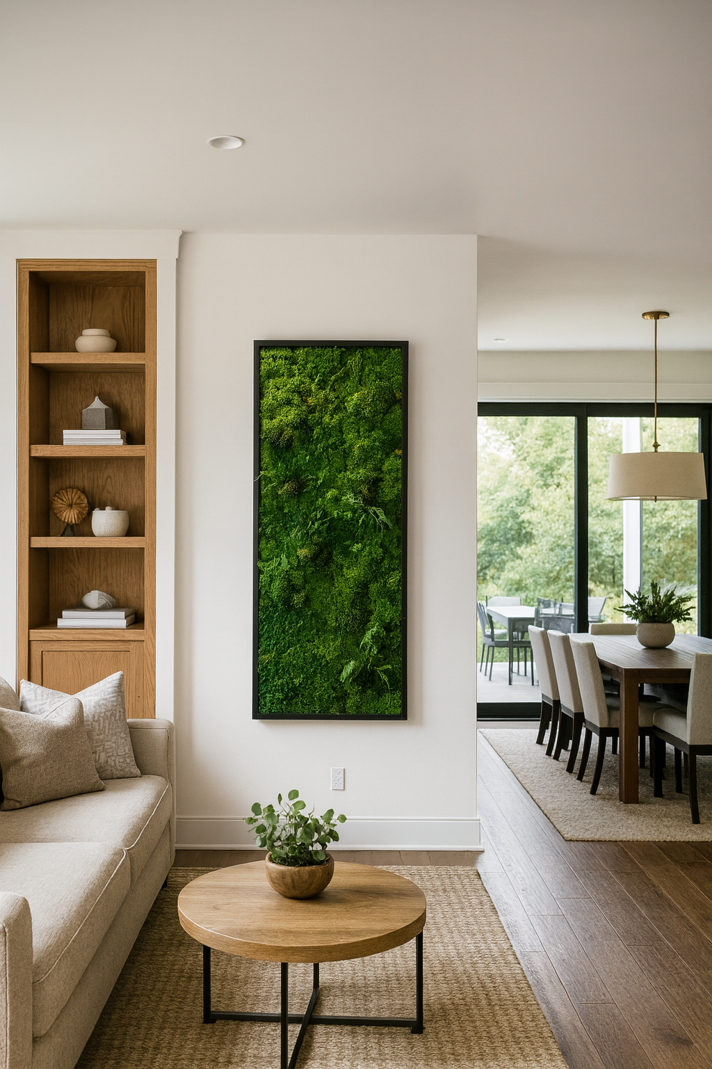 Emerald Jungle Moss Art Frame