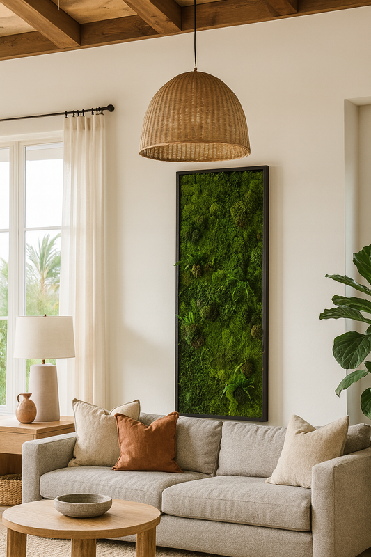 Emerald Jungle Moss Art Frame