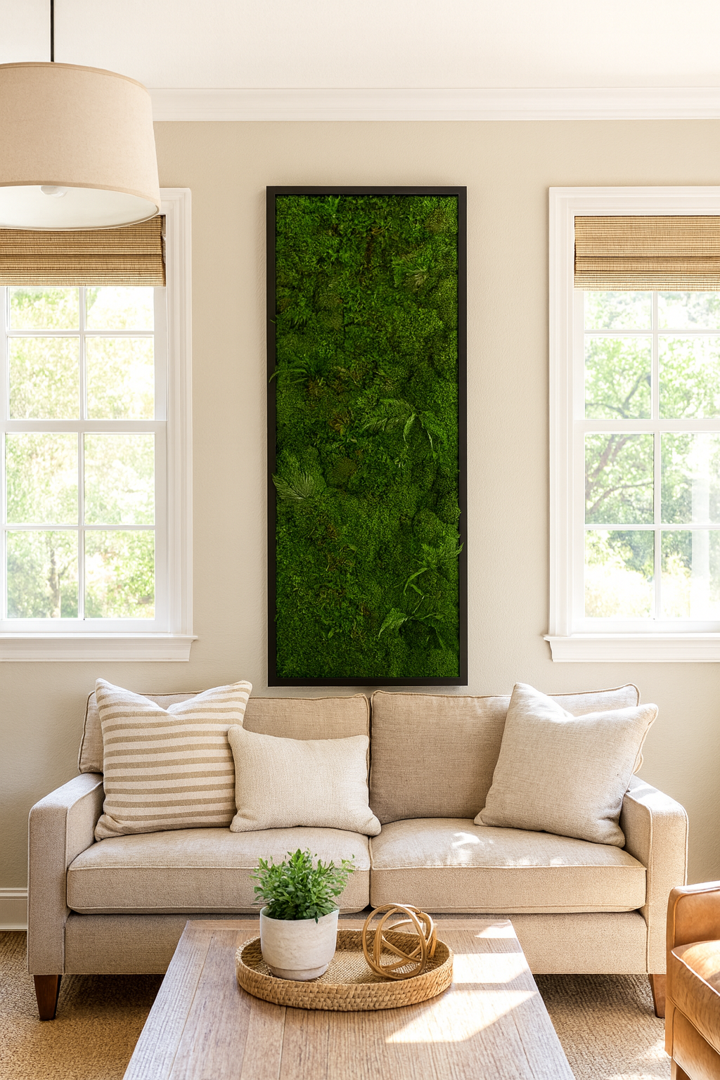 Emerald Jungle Moss Art Frame