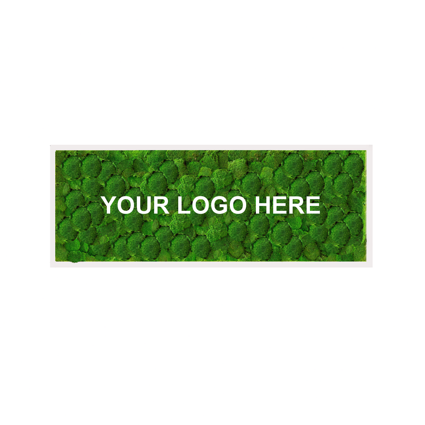 Custom Business Logo Moss Art Frame, Mood Moss