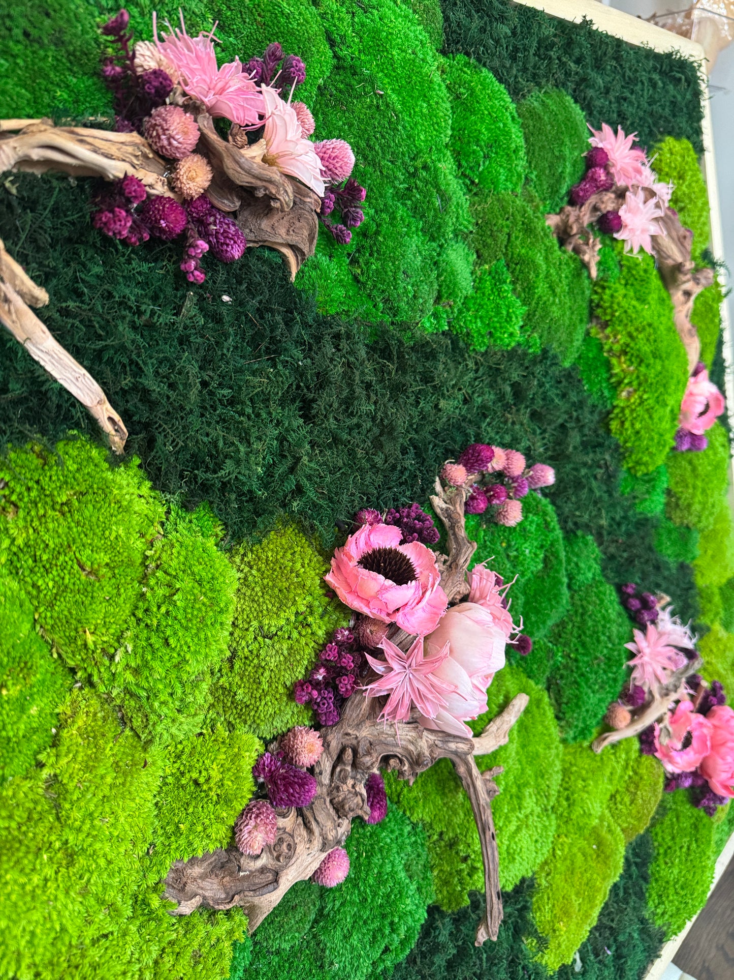 Wildwood Florals Moss Art Frame