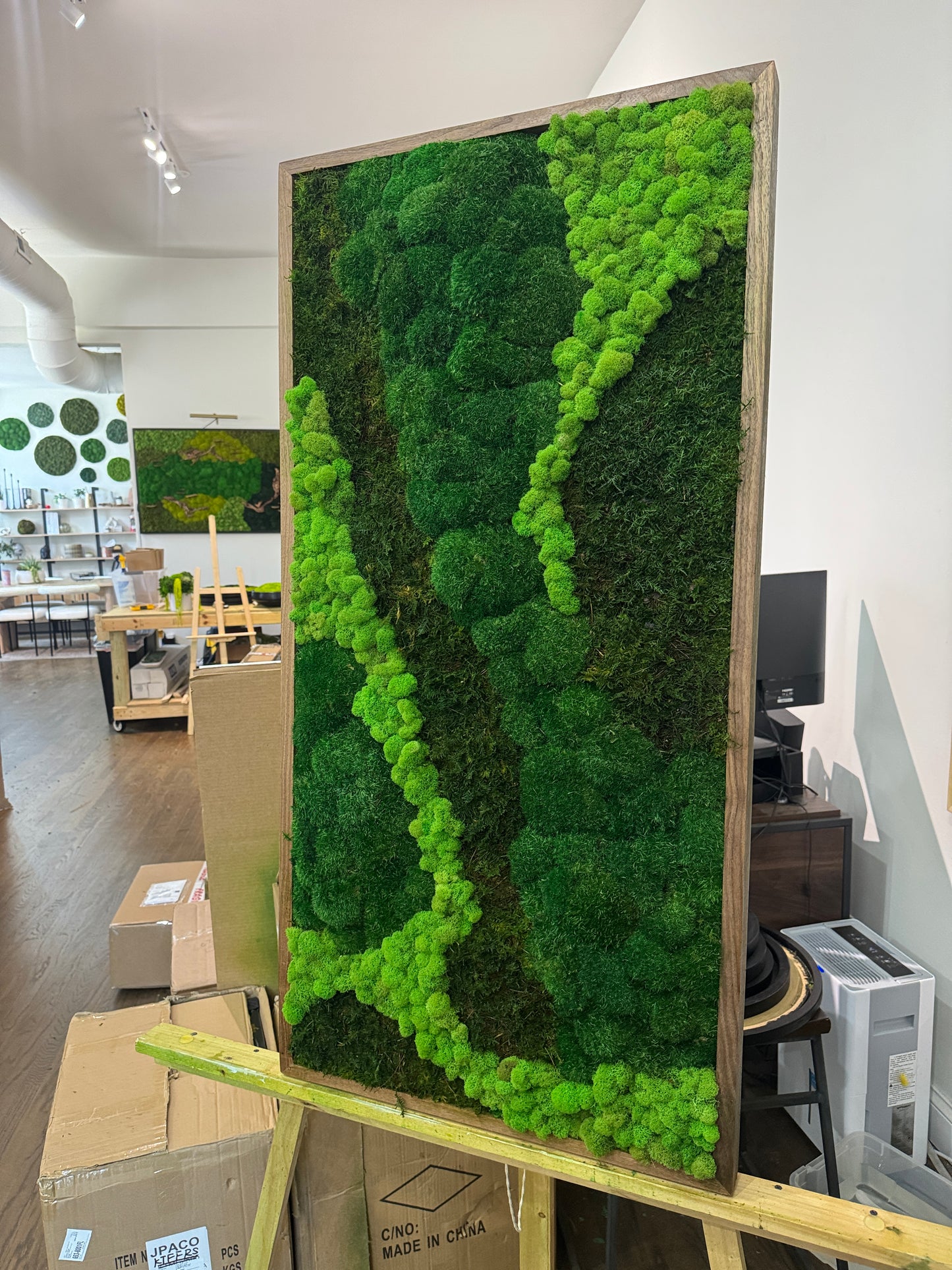 The Greenery Moss Art Frame (One Piece)
