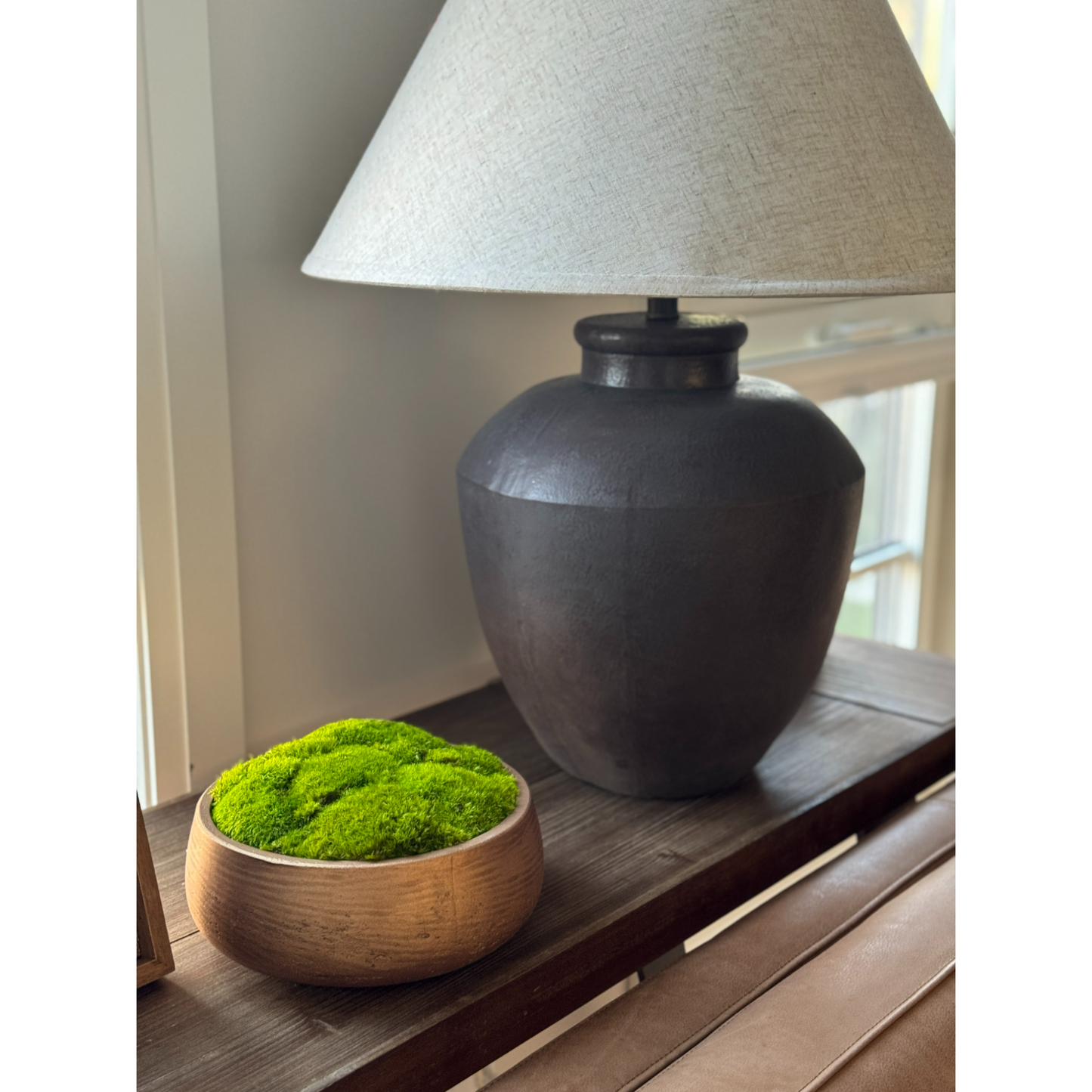 The Golden Copper Moss Bowl - Light Green