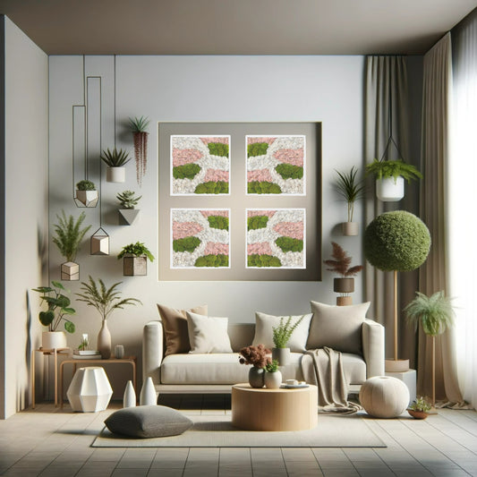 Sweet Serenity .2 Moss Art Frame