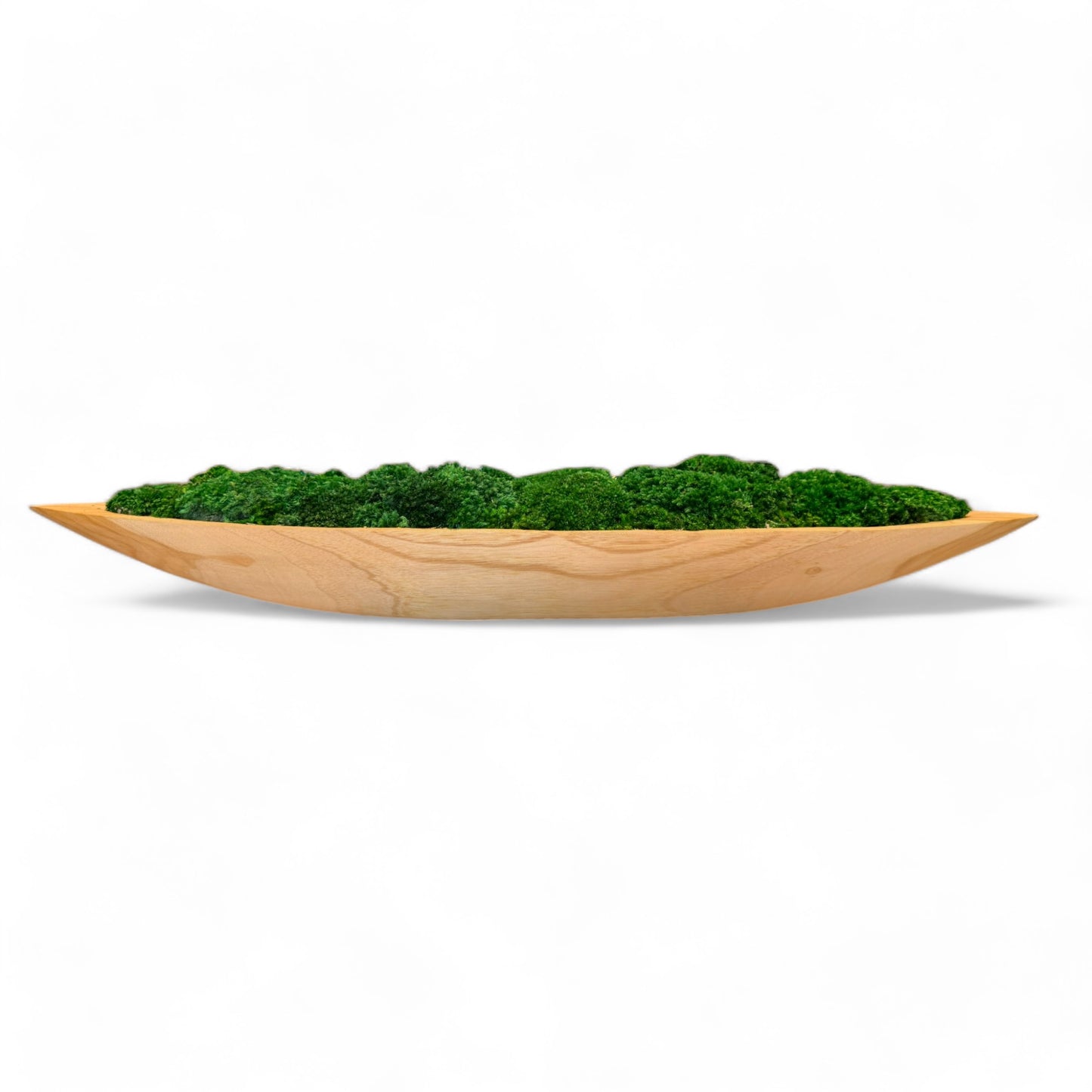 Wooden Boat Moss Bowl, 3 Sizes