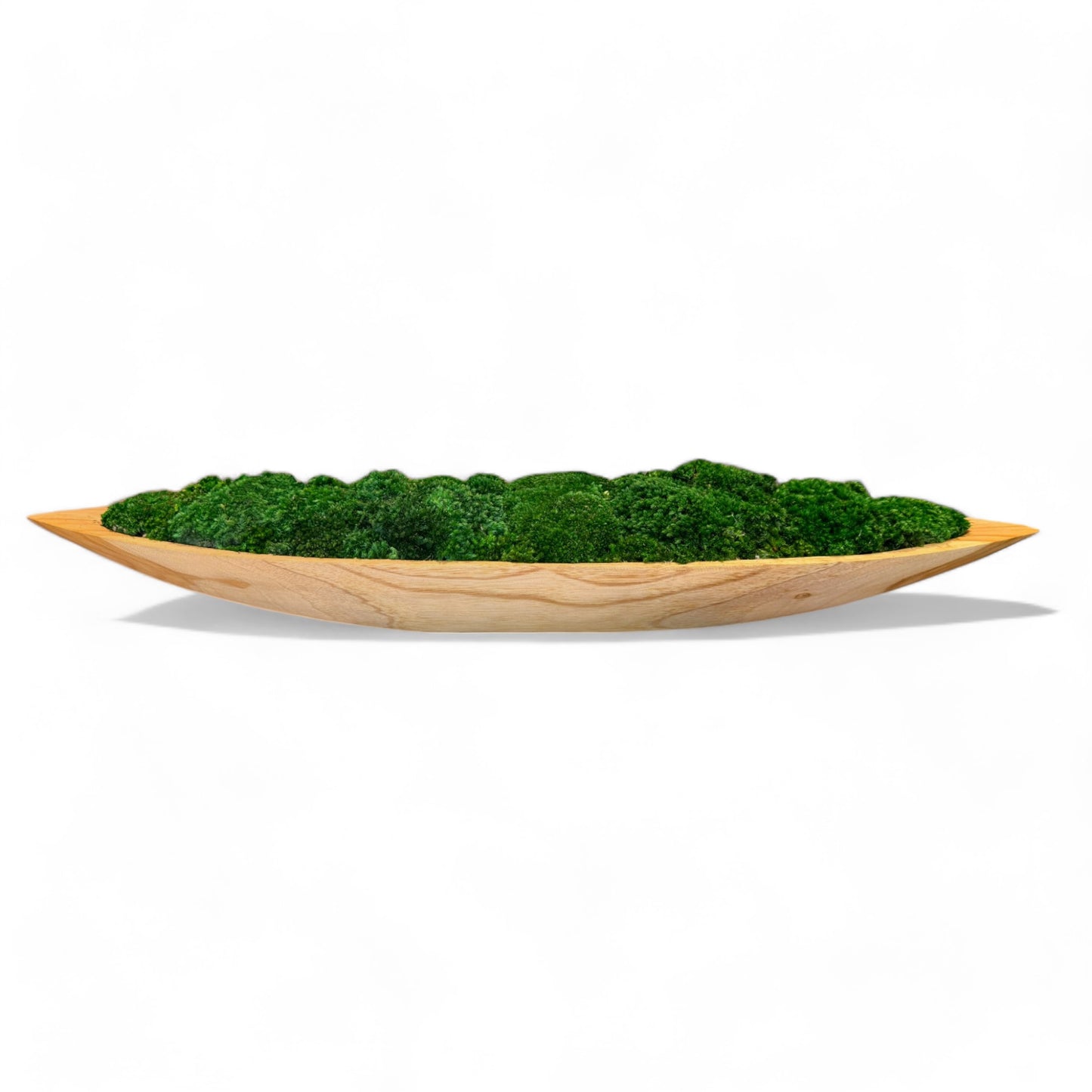 Wooden Boat Moss Bowl, 3 Sizes