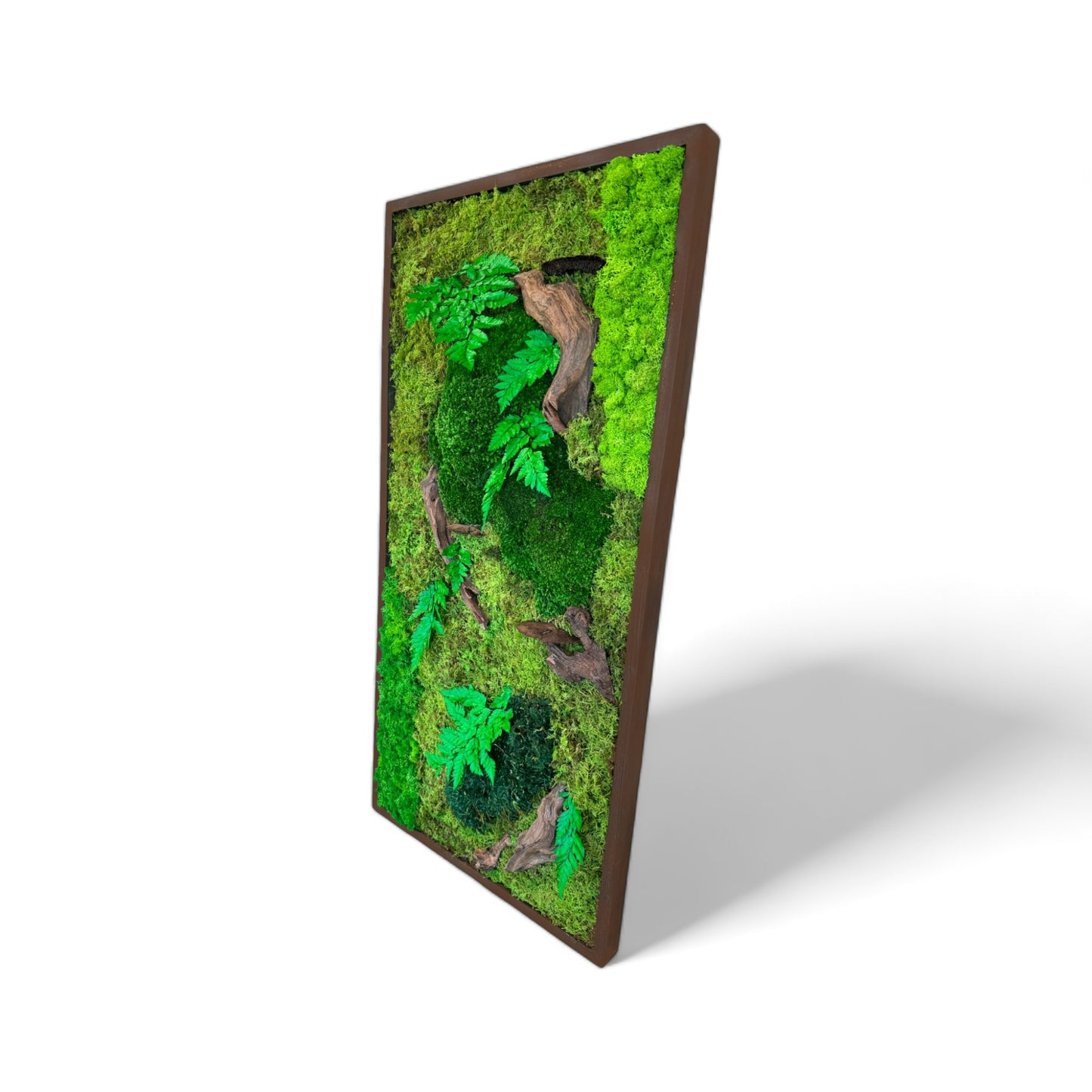 Vertical Jungle Moss Wall Art Frame