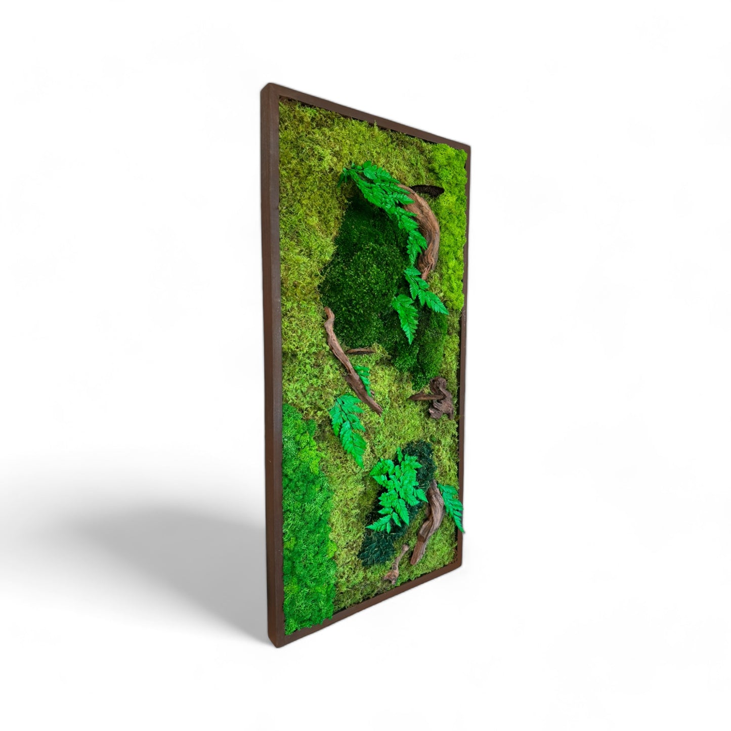 Vertical Jungle Moss Wall Art Frame