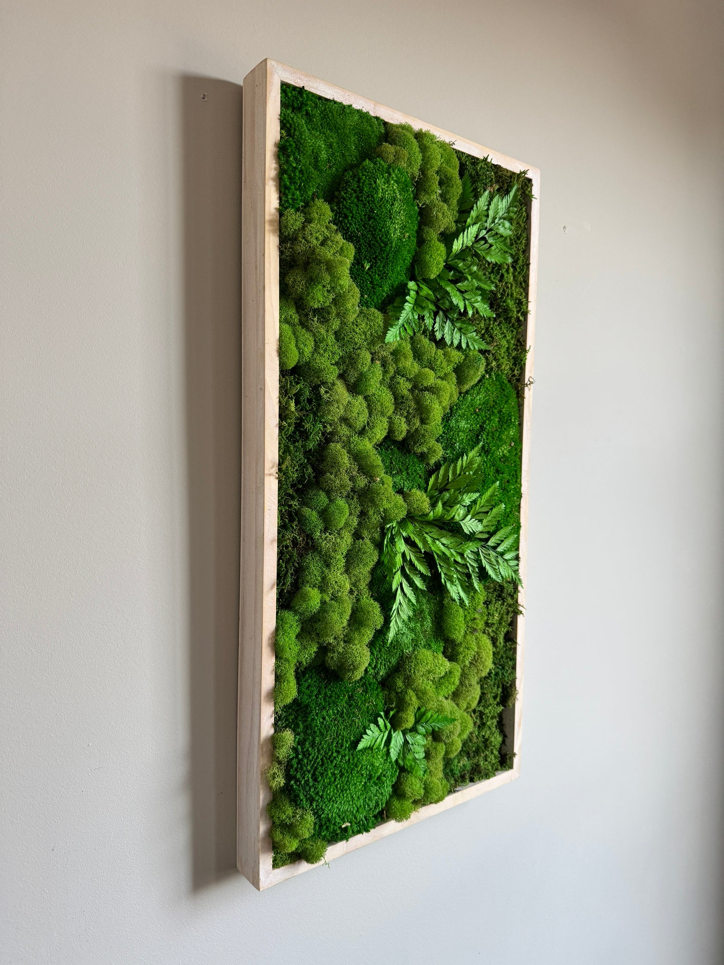 Green Terrain Moss Art Frame