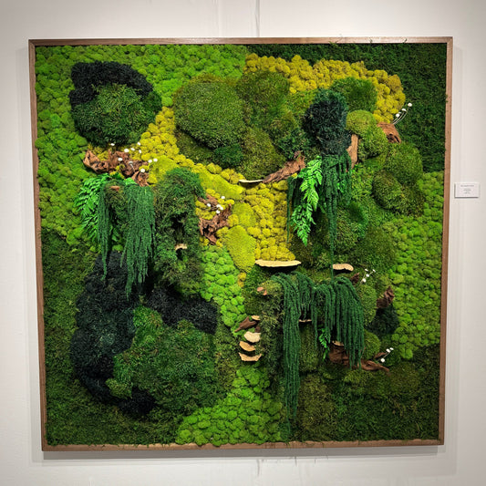 The Enchanted Forest Moss Art Frame