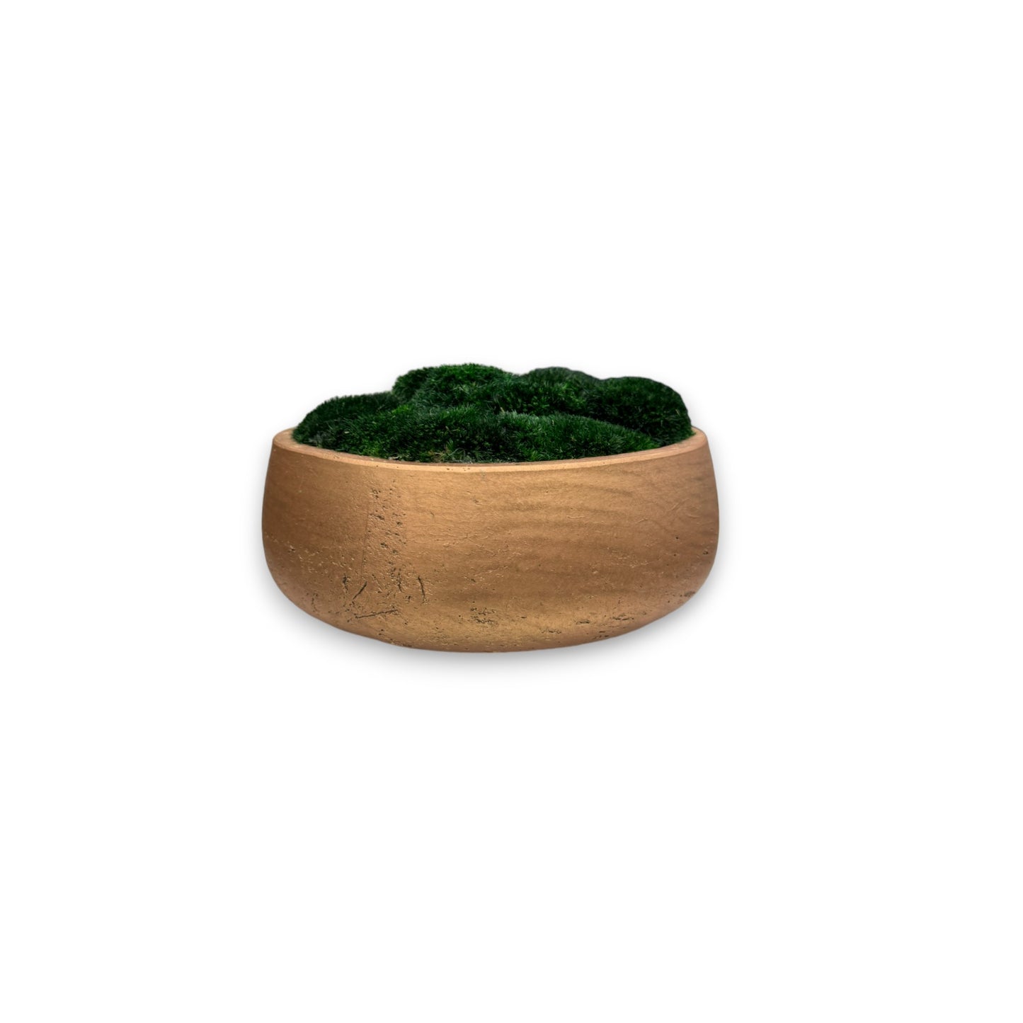 The Golden Copper Moss Bowl - Dark Green