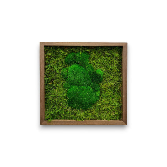 Moss Art Frame - Green Volcano