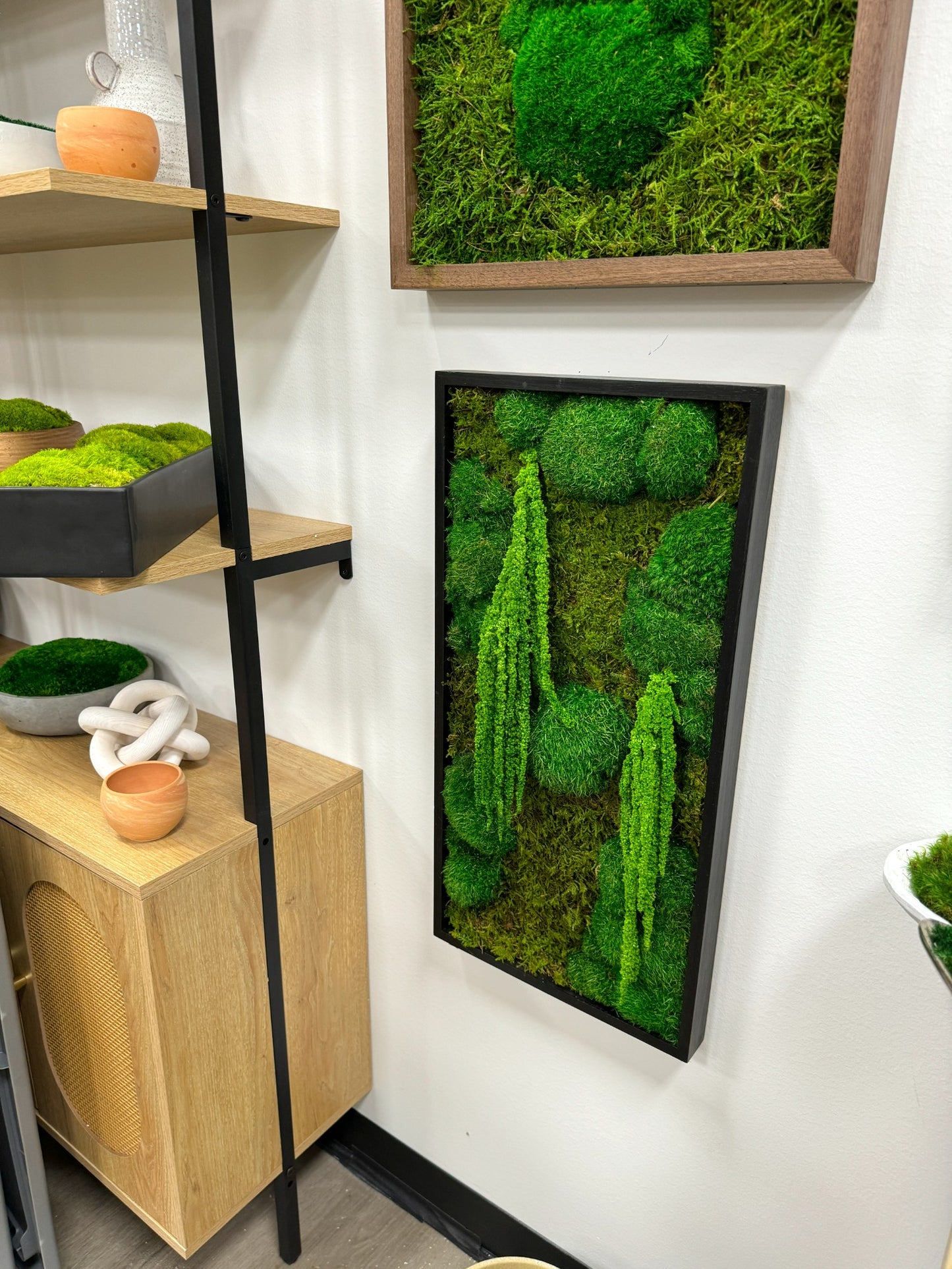 Moss Art Frame - Into the Green