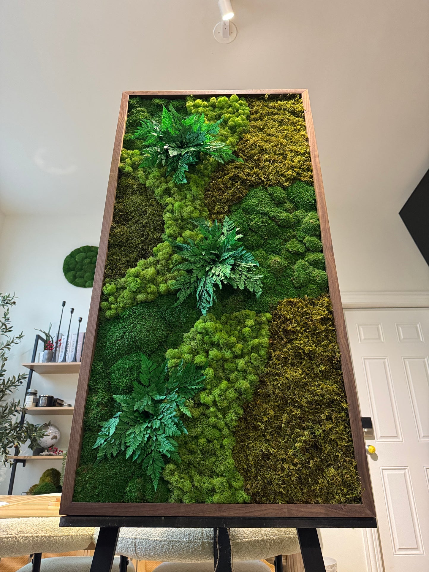 48x24" Green Terrain Moss Art Frame: Ready to Ship