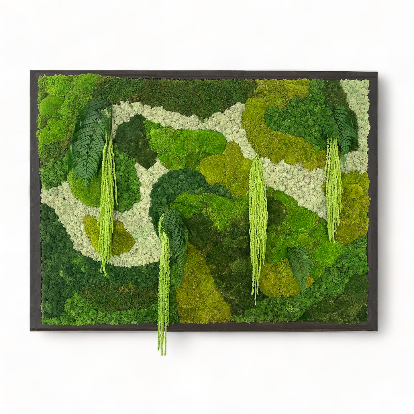 The Flowing Amazon Forest - Large Moss Art Frame