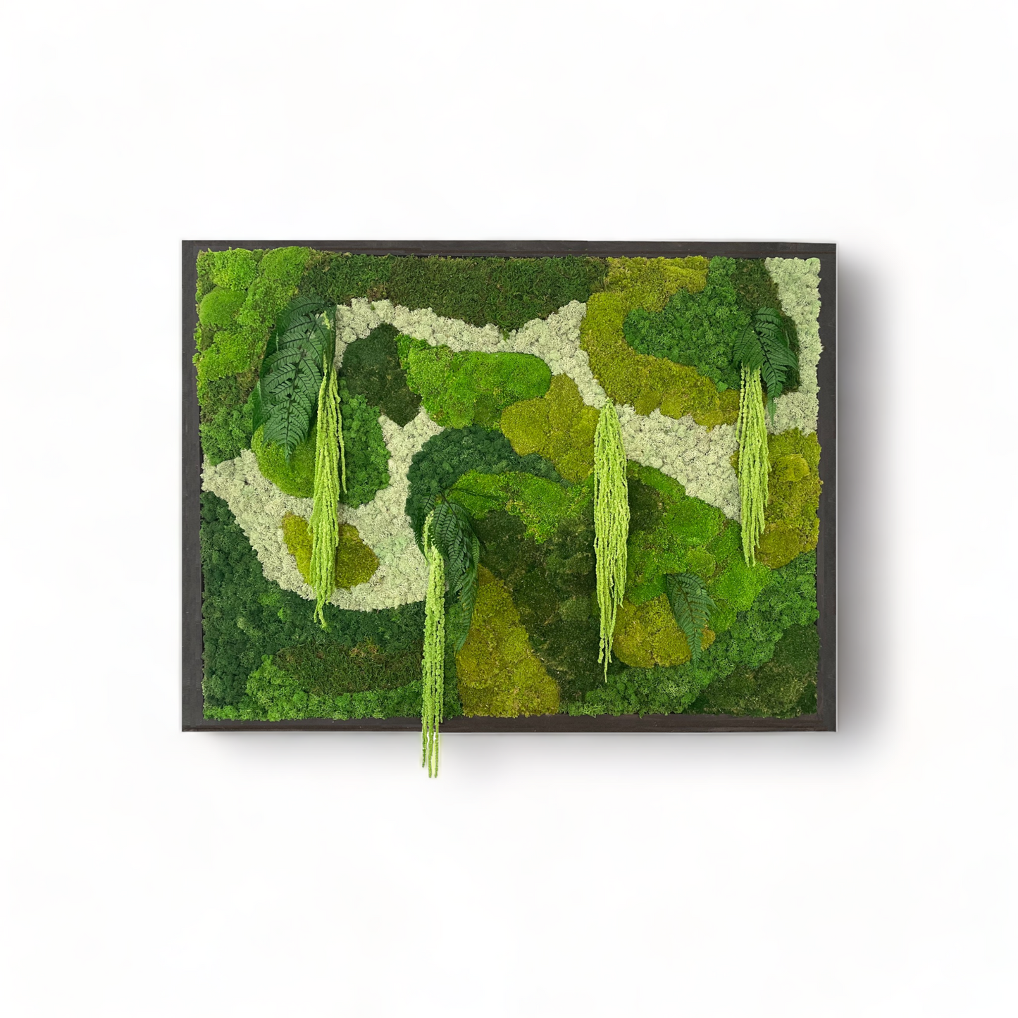 The Flowing Amazon Forest - Large Moss Art Frame