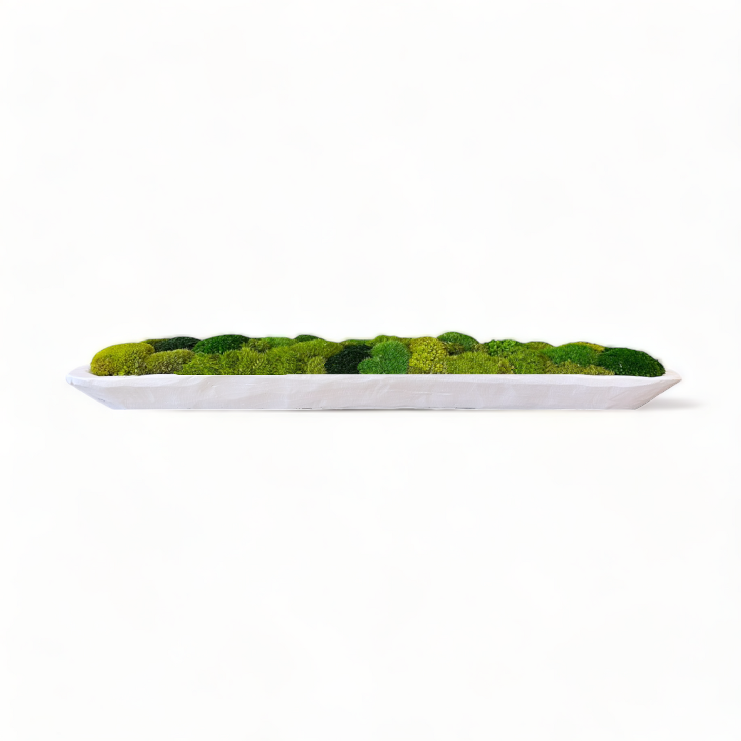 Reclaimed Moss Dough Bowl 30" or 40" (White, Multicolor)