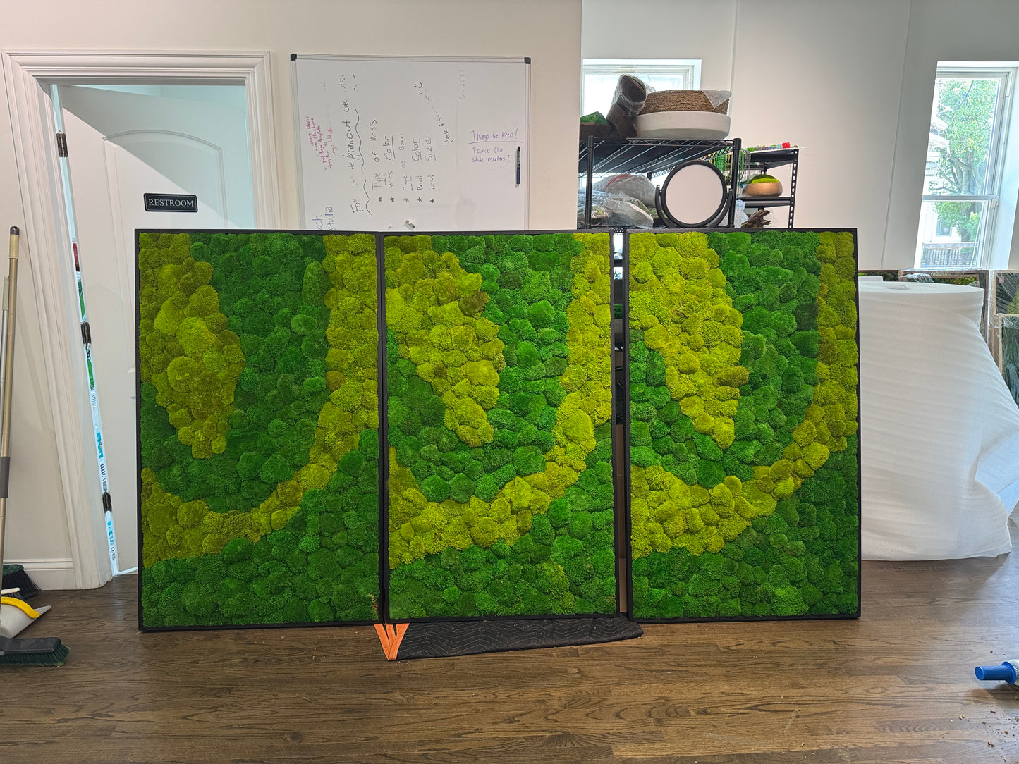 Abstract Moss Art Frame (One Piece)