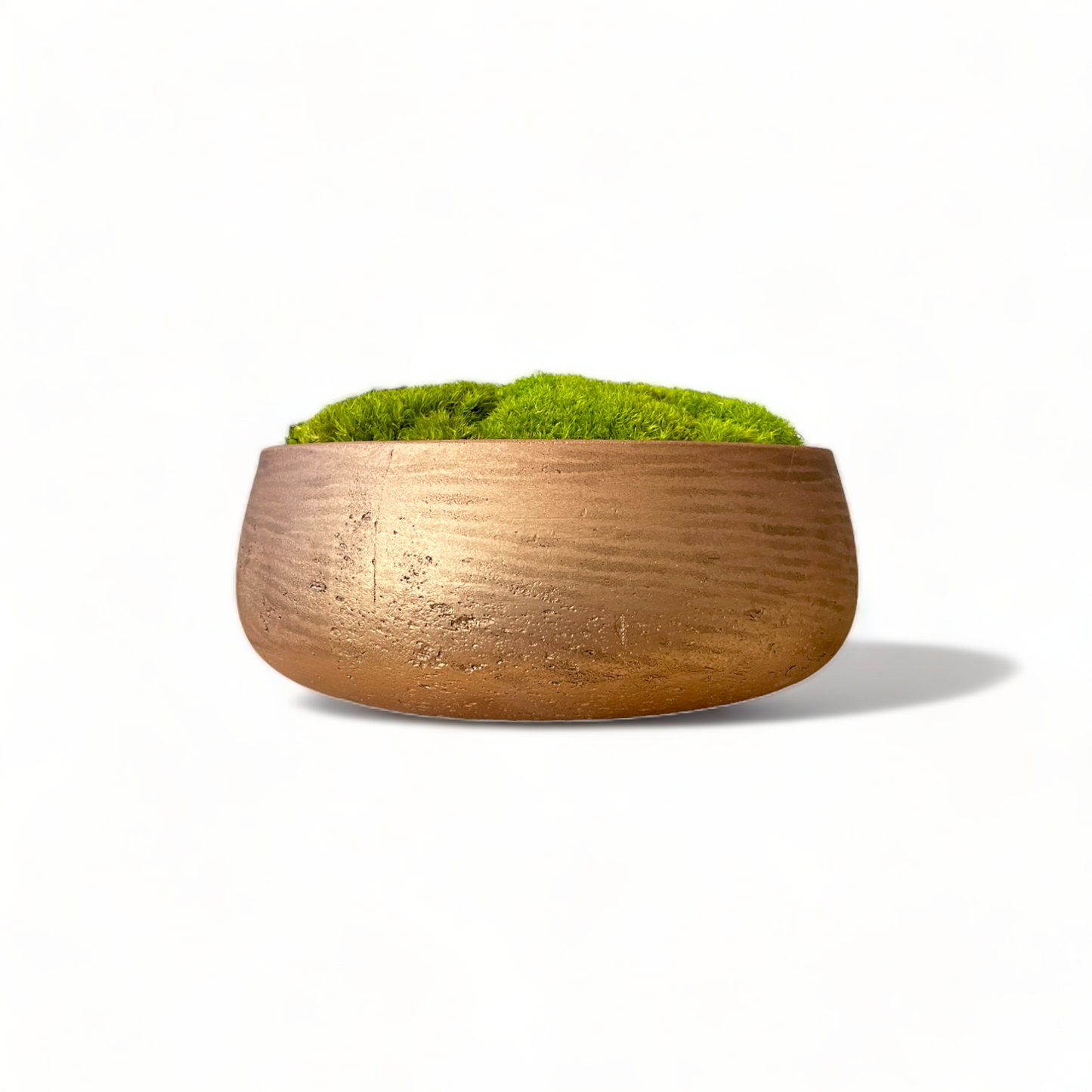 The Golden Copper Moss Bowl - Light Green