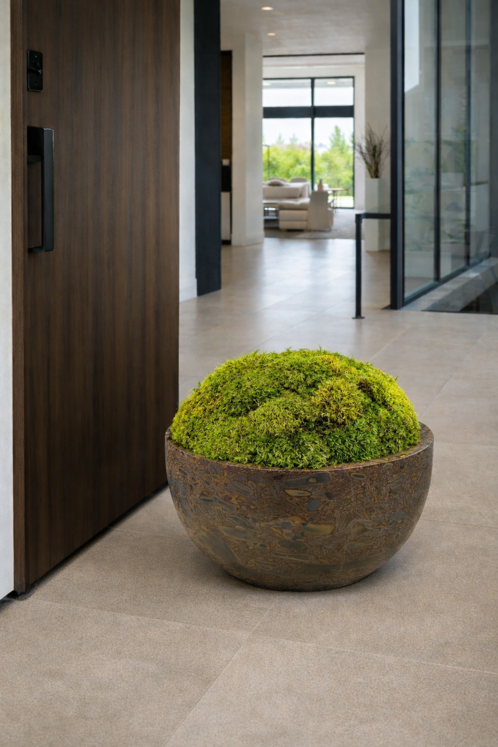 Asian Stone Moss Bowl – Pagoda Red Collaboration (16